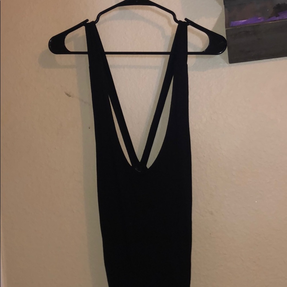 tight black dress